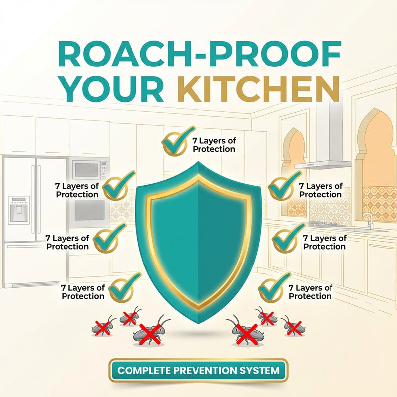 How to Roach-Proof Your Pakistani Kitchen: Complete Prevention Guide