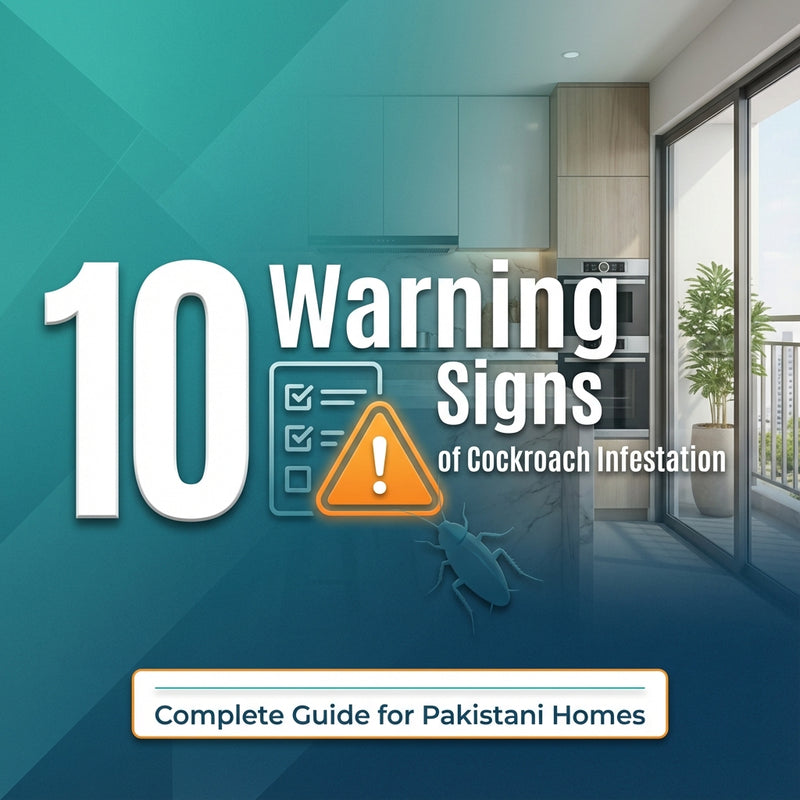 10 Warning Signs You Have a Cockroach Infestation in Your Pakistani Home